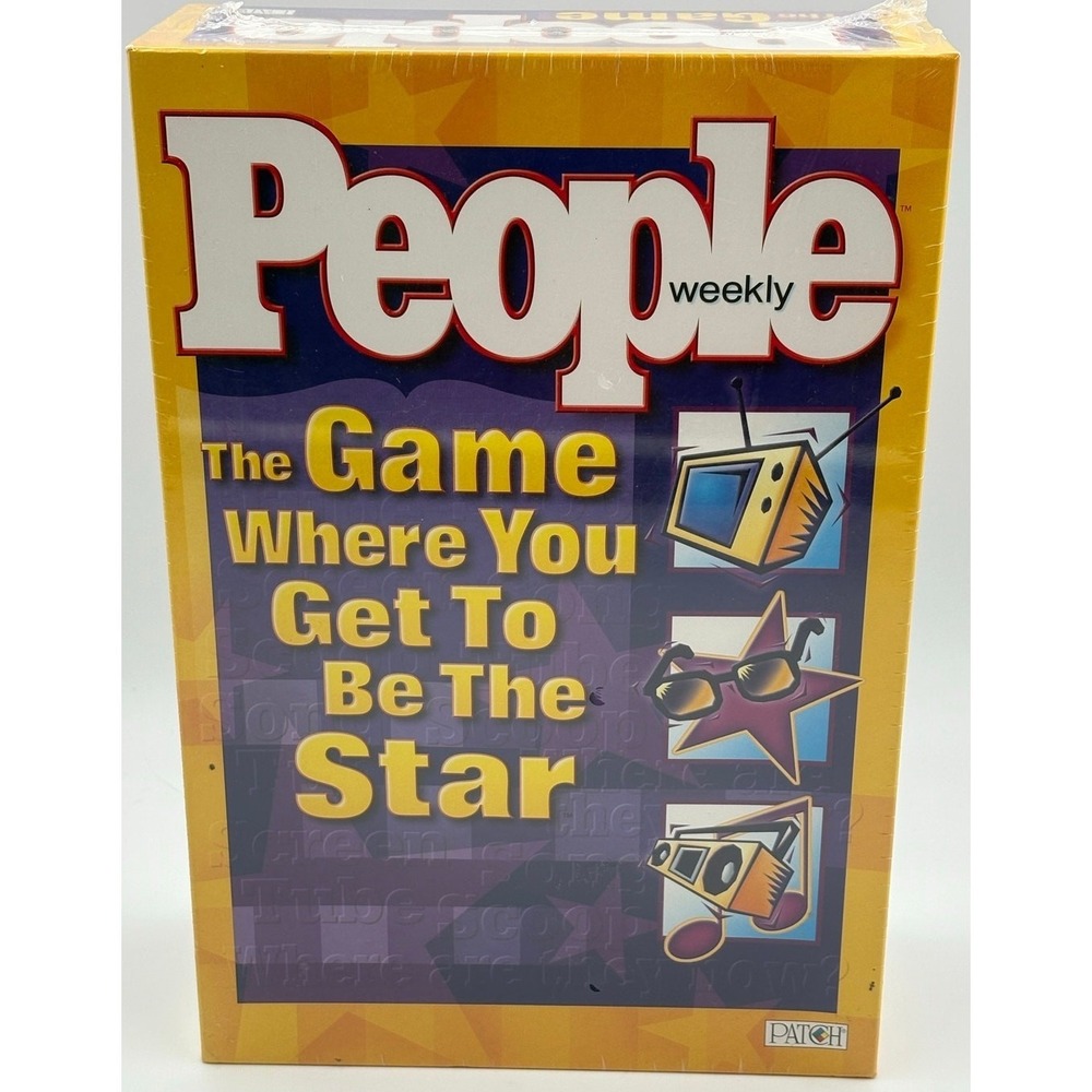 People Weekly: The Game Where You Get to Be the Star! Patch Products 2002 Sealed